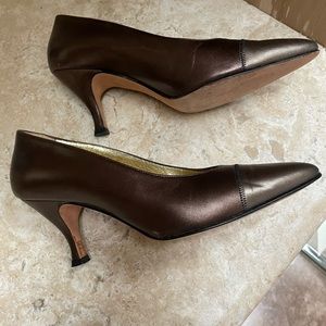 Pancaldi two tone heels